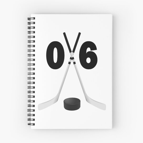 Item preview, Hockey number 06 - zero six with sticks and disc designed and sold by AllShirts21.