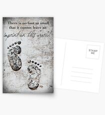 Tiny Footprints Postcards