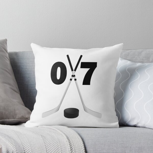 Item preview, Hockey number 07 - zero seven with sticks and disc designed and sold by AllShirts21.