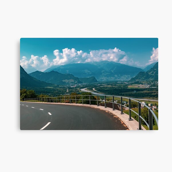 Mountains in Liechtenstein Canvas Print