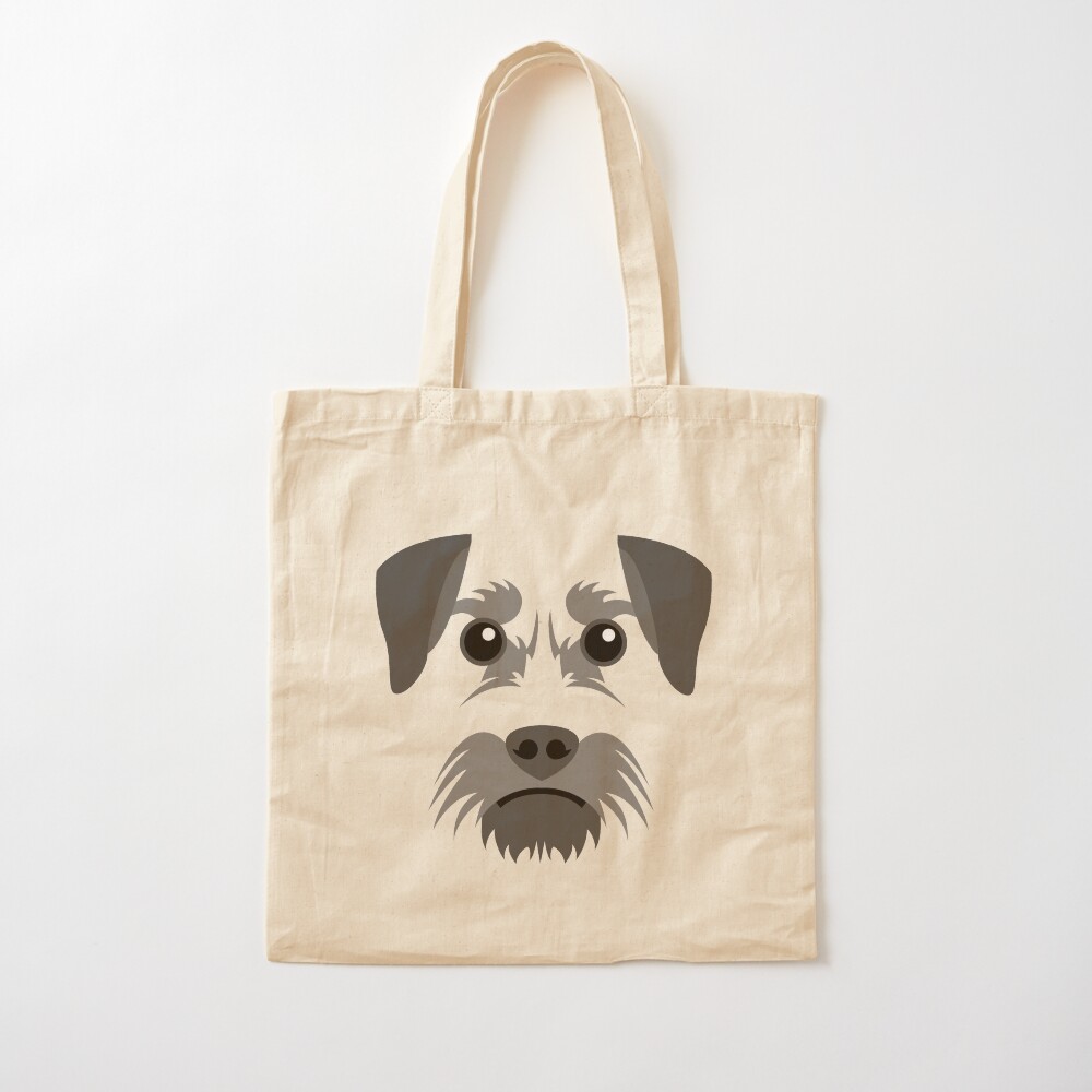 schnauzer tote bag