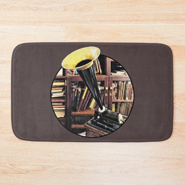 Item preview, Vintage Phonograph in Library Circa 1880 designed and sold by Susan Savad.
