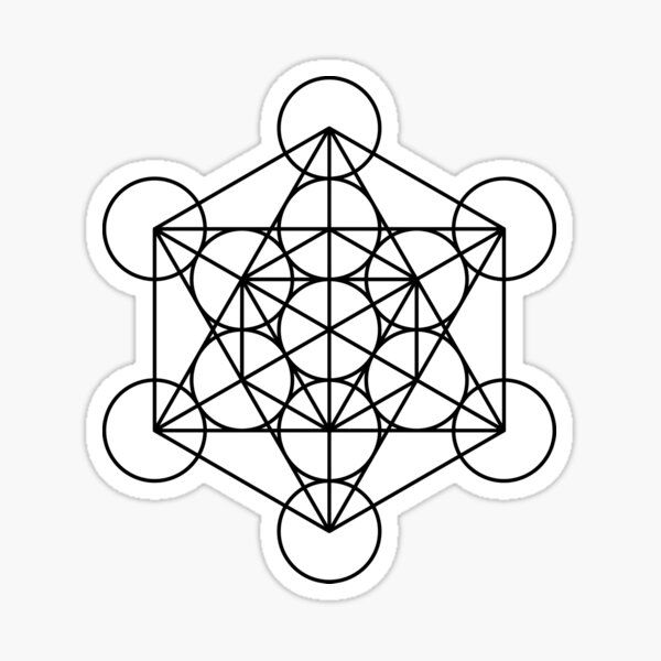 Sacred Geometry Metatrons Cube by Kyle Grover TattooNOW