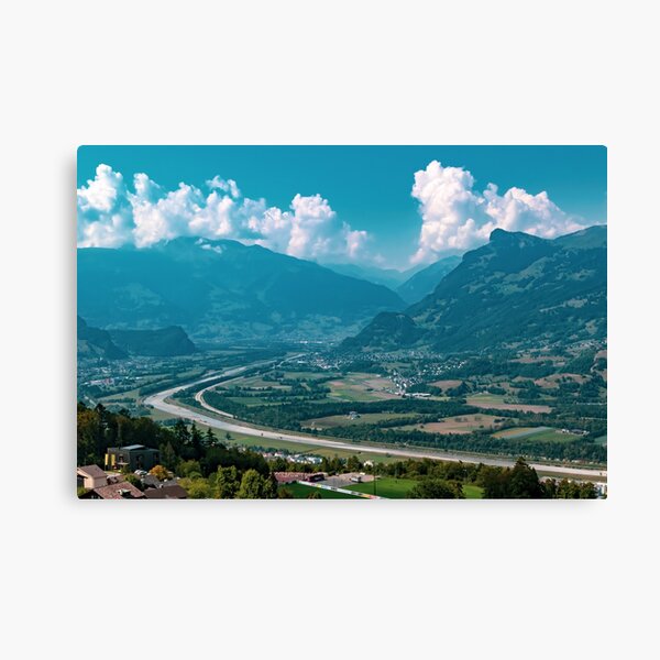 Mountains in Liechtenstein Canvas Print