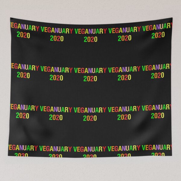 Item preview, VEGANUARY 2020 VEGAN AWARENESS SUPPORTERS designed and sold by KatesFunnyArt.