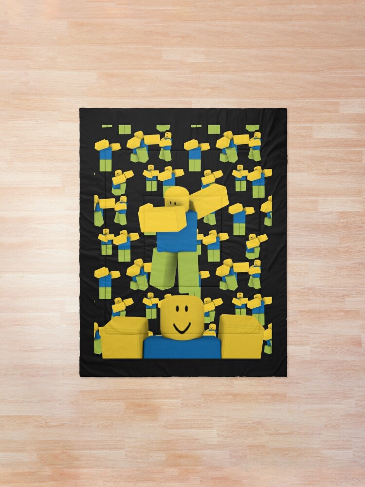 Roblox Dabbing Dancing Dab Noobs Meme Gamer Gift Comforter By Smoothnoob Redbubble - roblox oof noobs memes sticker pack photographic print by smoothnoob redbubble