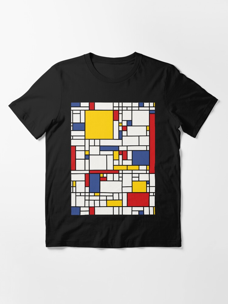 "Piet Mondrian" T-shirt for Sale by CarlsArt | Redbubble | piet ...