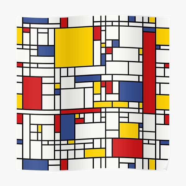 Mondrian Posters Redbubble