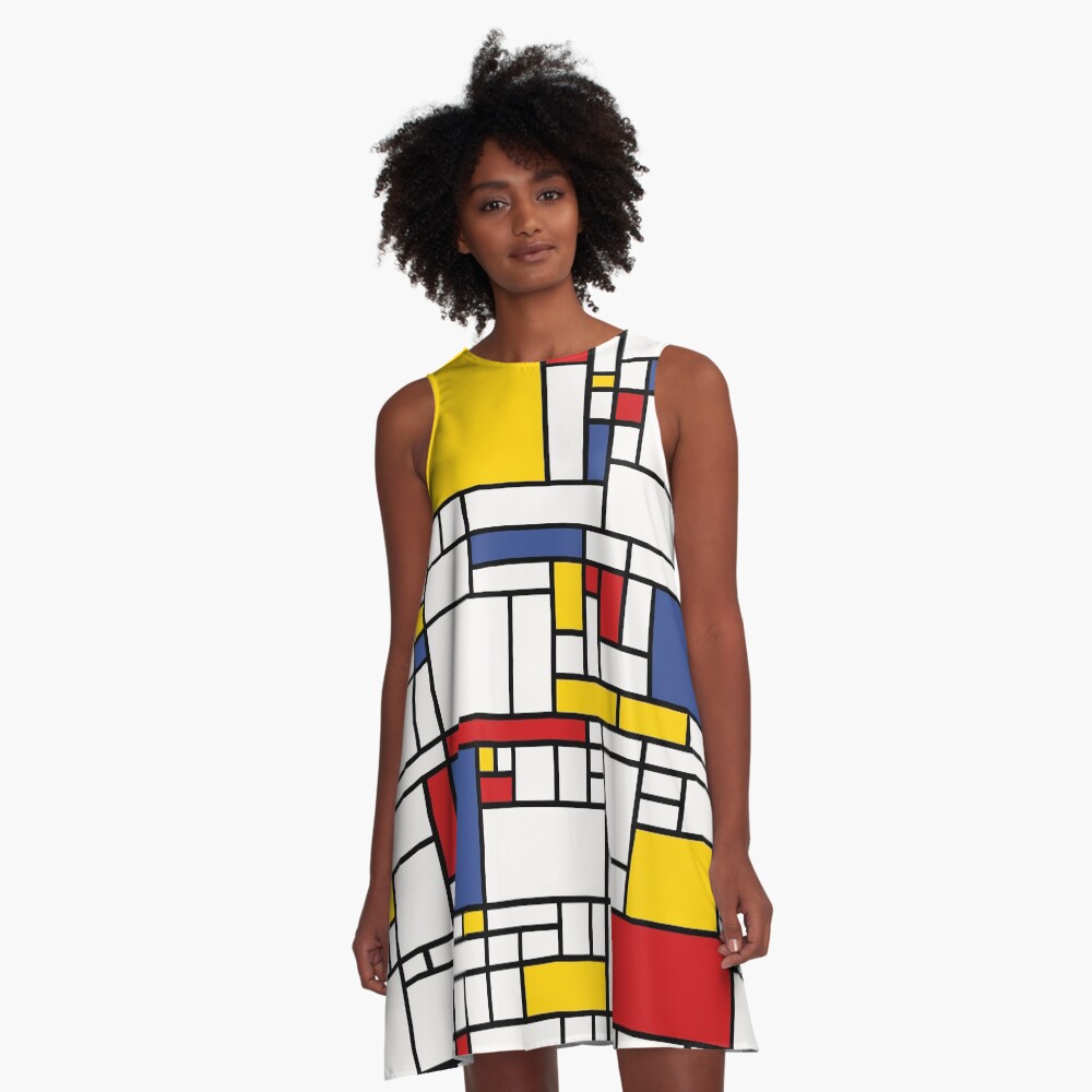 Piet Mondrian A-Line Dress