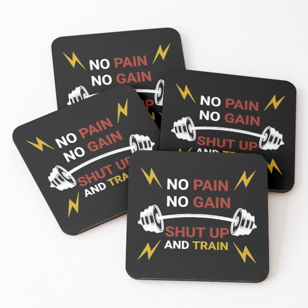 Item preview, No Pain No Gain SHUT UP And Train  designed and sold by SaraDarwish.