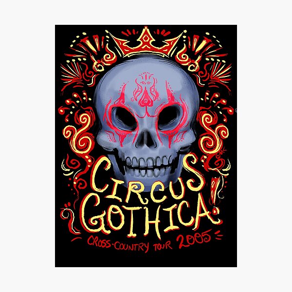 Artikel-Vorschau von Zirkus Gothica Tour, designt und verkauft von ghostfiish.