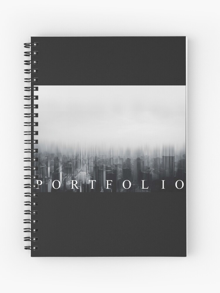 Cuaderno de espiral «Portada del portafolio del arquitecto» de Sparroxx |  Redbubble