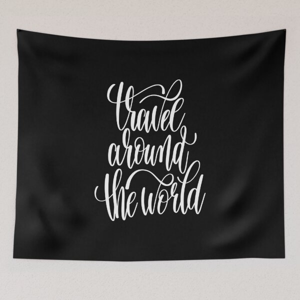 Item preview, Travel Around The World Inspirational Quotes designed and sold by ProjectX23.