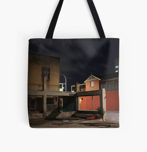 Buildings Old and New All Over Print Tote Bag