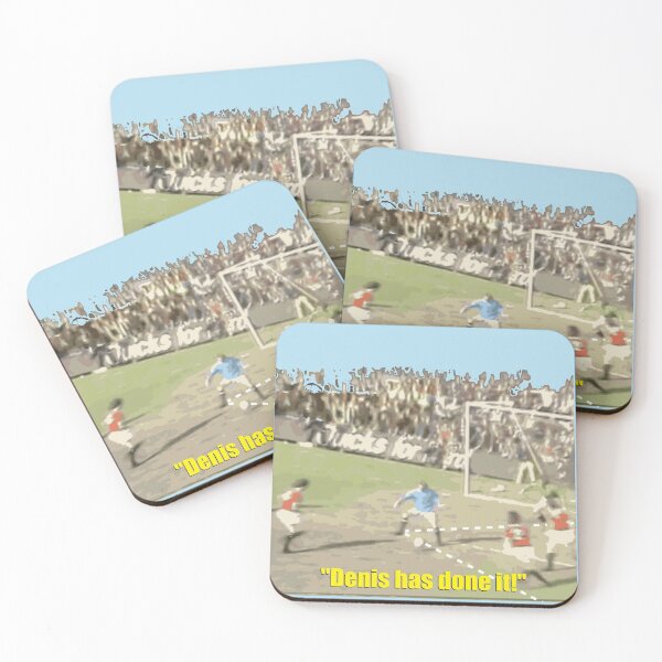 Item preview, April 1974: Denis Law scores for Man City to relegate former club Man Utd designed and sold by Bigs66.