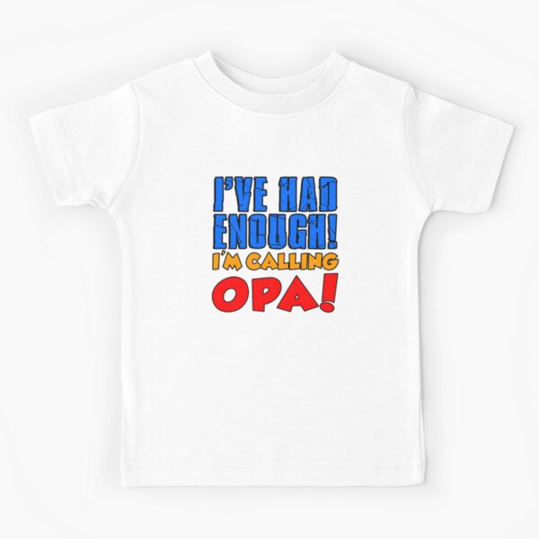Opa's Fishing Buddy Cartoon Fish German Child | Kids T-Shirt
