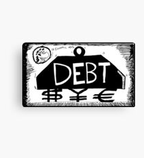 Debt Weight Canvas Print