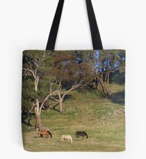 Meanwhile Back On The Farm. Tote Bag