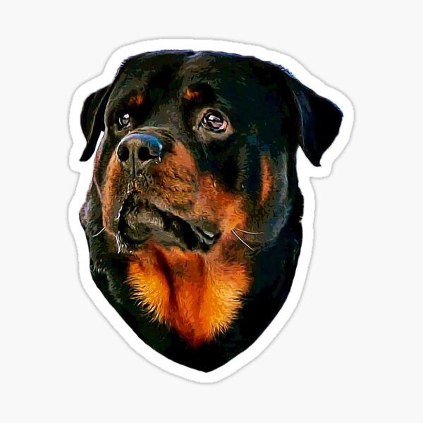 Autoaufkleber - Aufkleber - sticker Motiv: Rottweiler