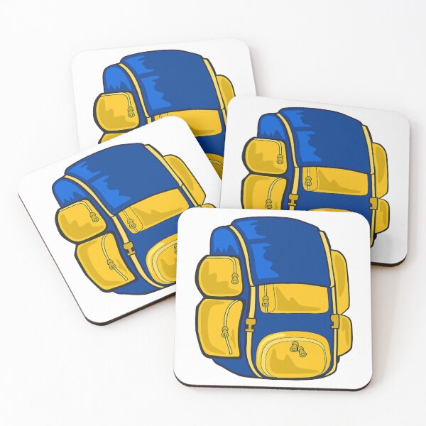 Item preview, The Great Outdoors - Camping - Pack : Yellow/Blue designed and sold by Sweetie Spicy.