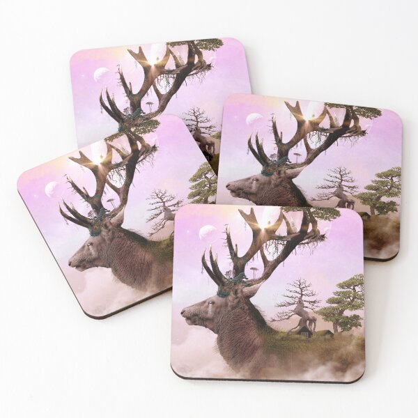 Item preview, Surreal Fantasy Deer designed and sold by Plutonia Arts.