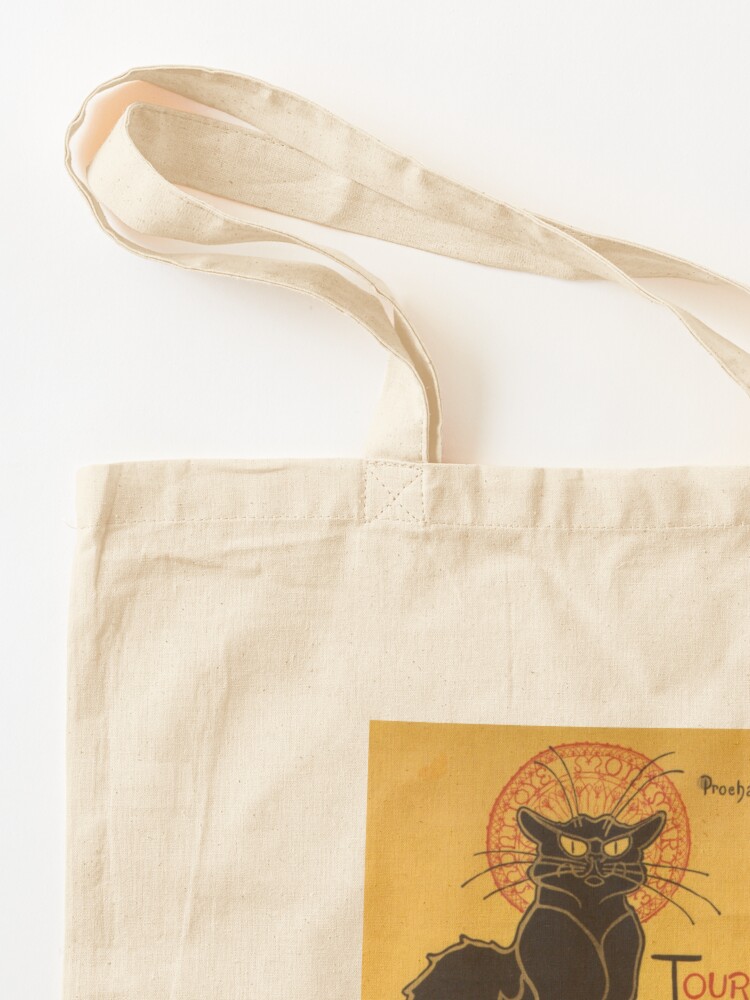 Alternate view of Soon, the Black Cat Tour by Rodolphe Salis Tote Bag