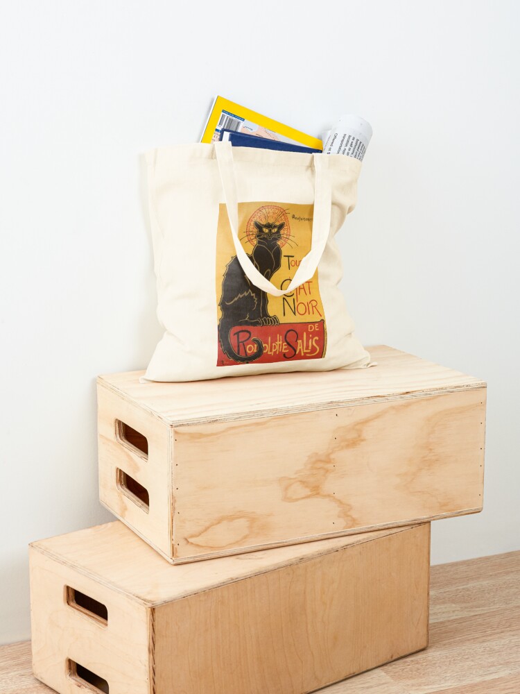 Alternate view of Soon, the Black Cat Tour by Rodolphe Salis Tote Bag