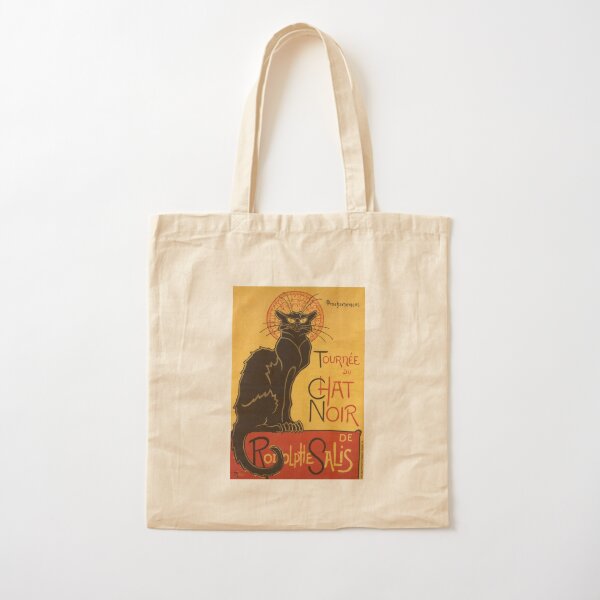Soon, the Black Cat Tour by Rodolphe Salis Cotton Tote Bag