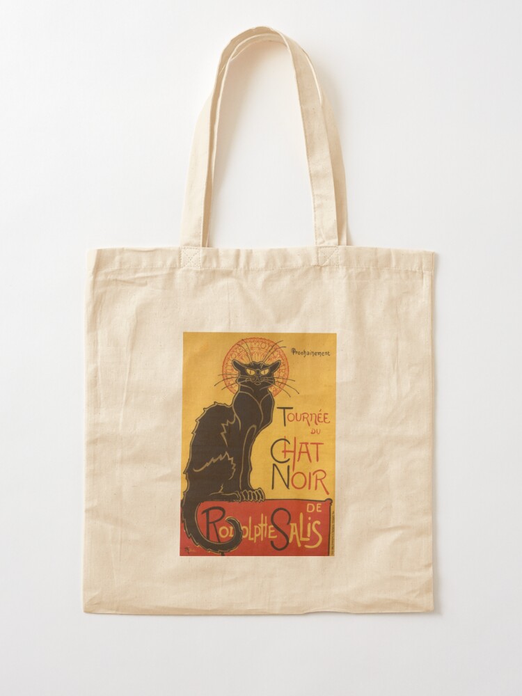 Alternate view of Soon, the Black Cat Tour by Rodolphe Salis Tote Bag