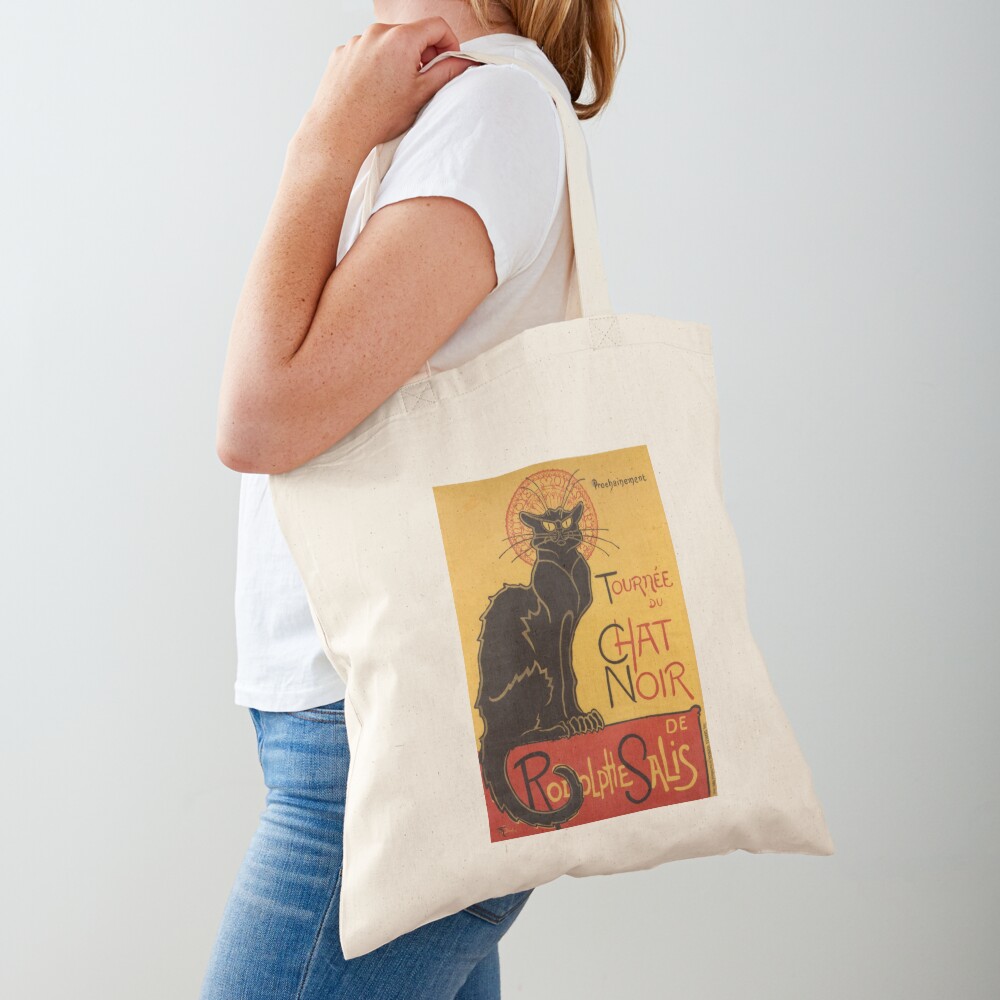 Soon, the Black Cat Tour by Rodolphe Salis Tote Bag