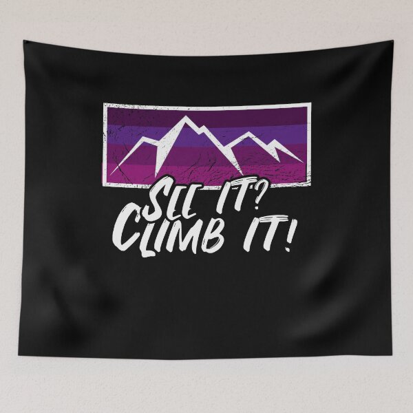 Item preview, Bouldering Climbing Mountains Logo Saying Retro designed and sold by shurikaner.