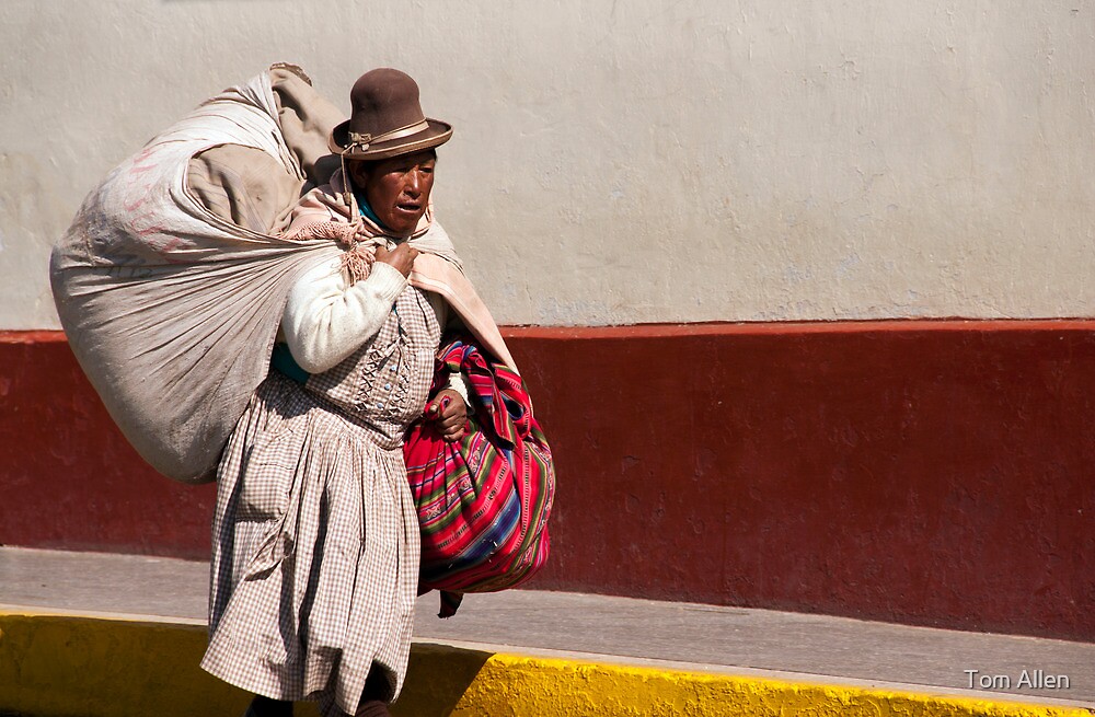 “Peru Series - Chola Woman I” by Tom Allen | Redbubble