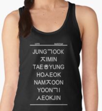 love bangtan /black Women's Tank Top