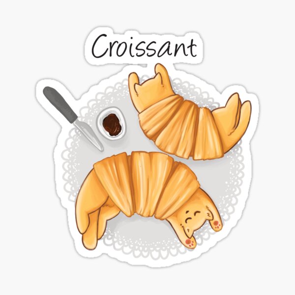 Croissant Sticker