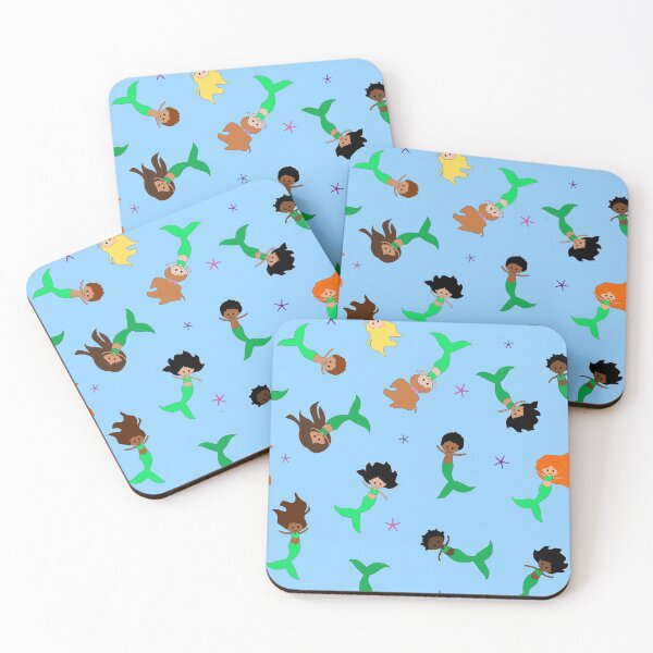 Item preview, cute mermaid pattern designed and sold by nutmegfairy.