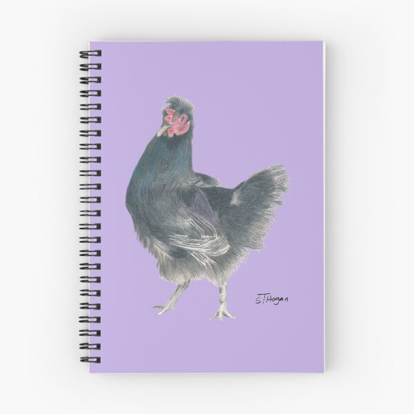 Item preview, Black Chook on Violet designed and sold by STHoganArtist.