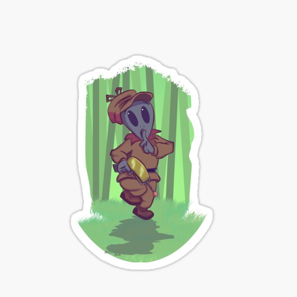 SHH, I'M HUNTING HUMENS Sticker
