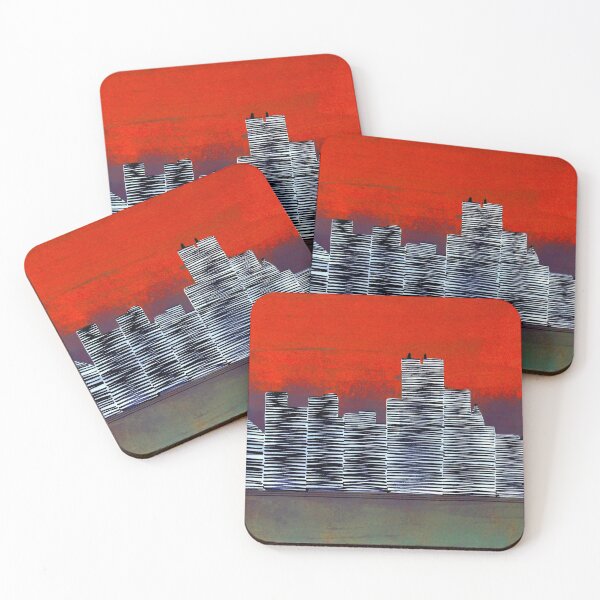 Item preview, Cityscape By ArtGuru 9795 - Acrylic On Paper designed and sold by Art Guru.