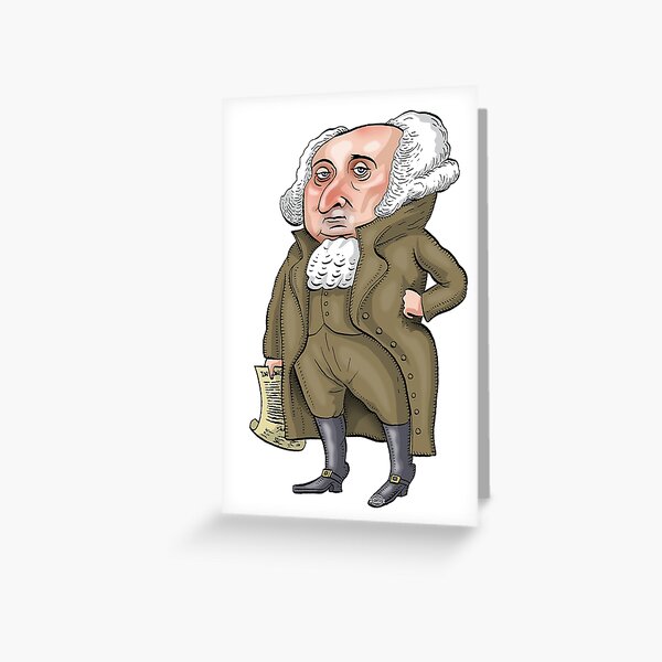 President John Adams Greeting Card