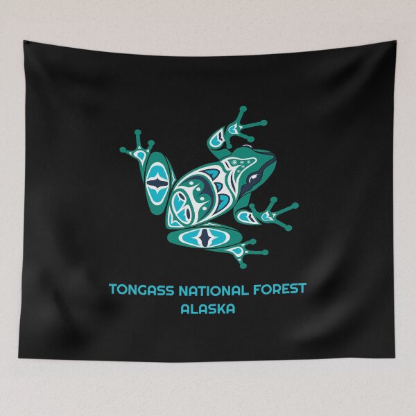 Item preview, Tongass National Forest, Alaska Frog Pacific NW Native American Indian designed and sold by Better Me.