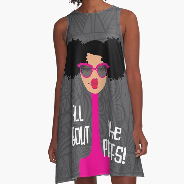 All About the Puffs A-Line Dress