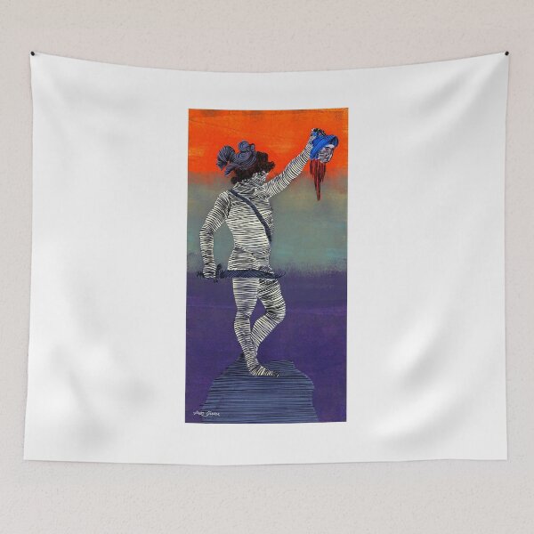 Item preview, Nude Warrior By ArtGuru 9801 - Acrylic On Paper designed and sold by Art Guru.