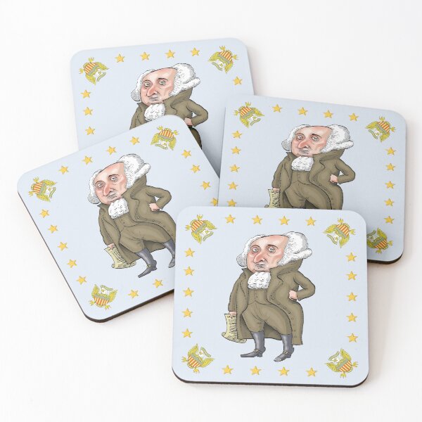 Item preview, President John Adams designed and sold by MacKaycartoons.