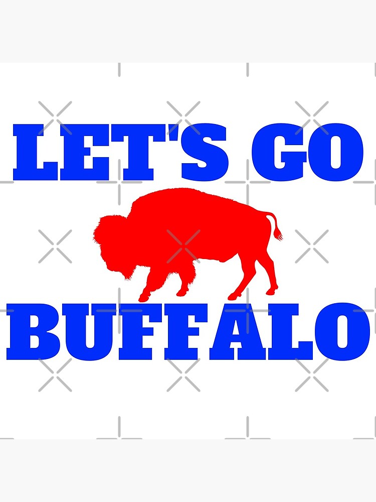 panik dansk Emuler Let's Go Buffalo Sports" Postcard by DWaffleDesigns | Redbubble