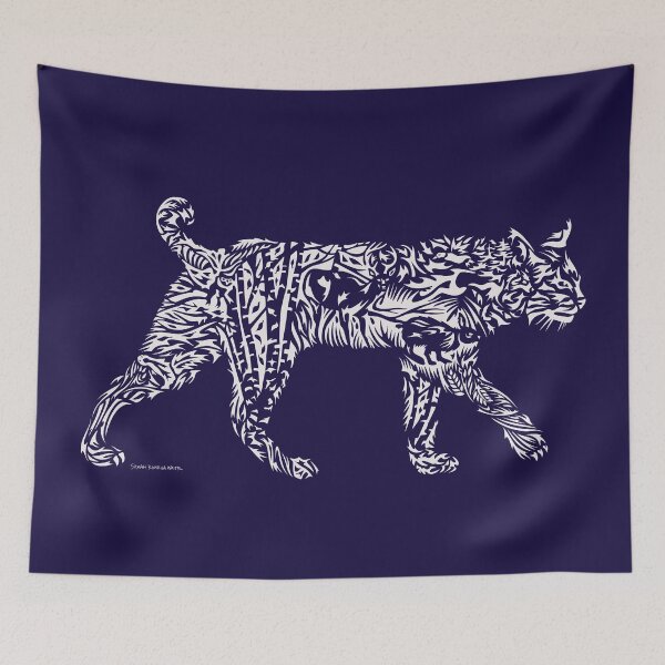 Item preview, Bobcat Illustration  designed and sold by Sarah Kinsella.
