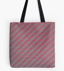 Red on Blue Tote Bag