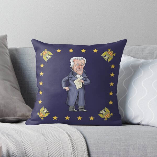 President Andrew Jackson Throw Pillow