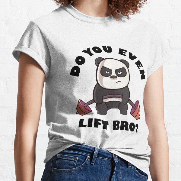Panda Yoga T-Shirt Gift I Funny Fitness Tee Art Print