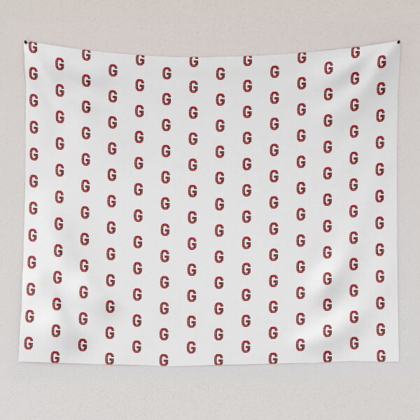 Item preview, Red Plaid Letter G designed and sold by Yviemakes.