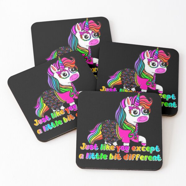 Item preview, Just like you but different unicorn 2 designed and sold by AuDHDesigns AUS .
